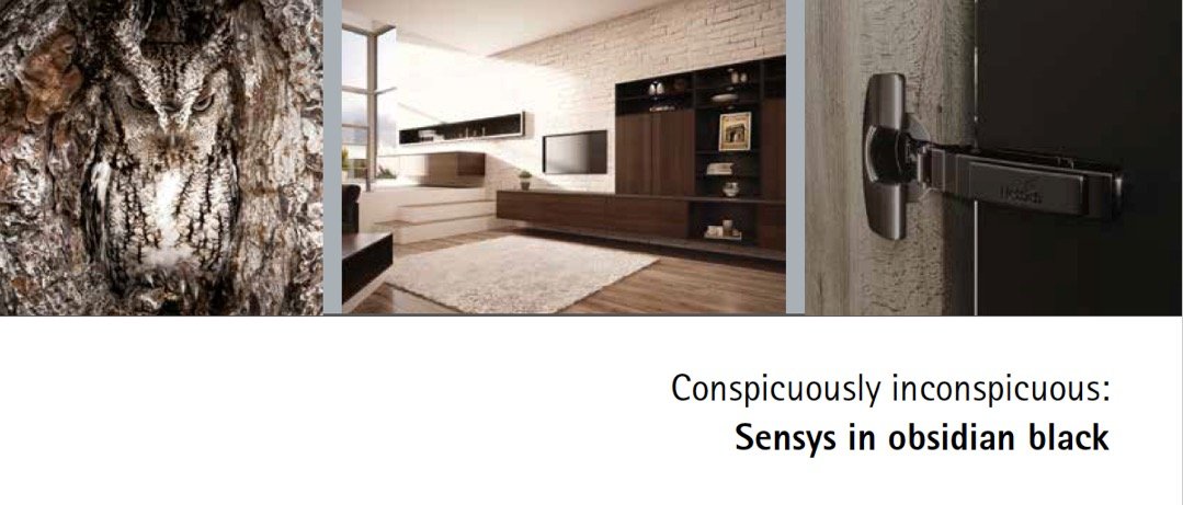 Hettich Sensys in Obsidian Black