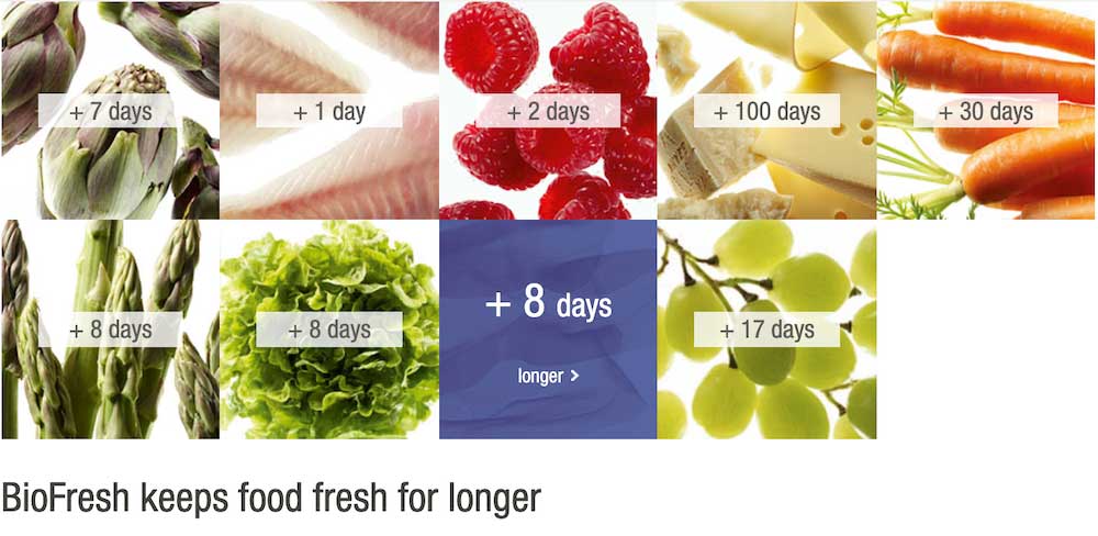 Liebherr BioFresh – Fresher Food For Longer